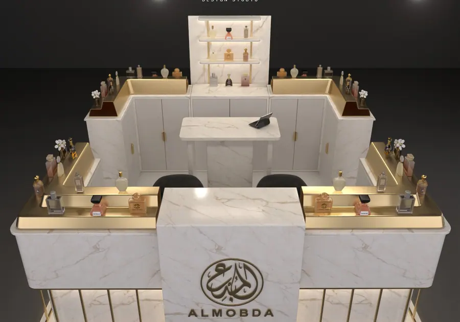 Luxury Cosmetic Kiosk by Benson Fixtures