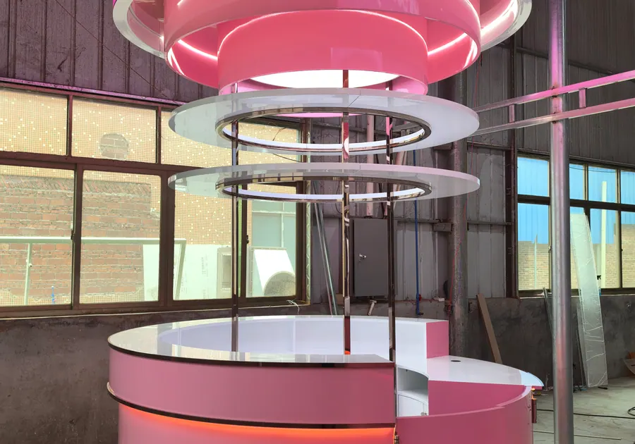 Mall Booth Perfume Kiosk by Benson Fixtures