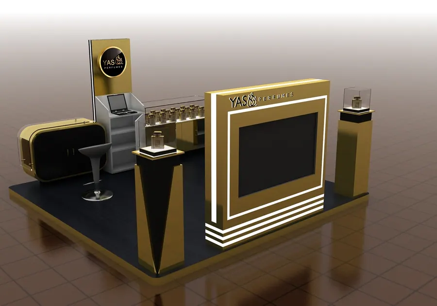 Luxury Perfume Kiosk by Benson Fixtures