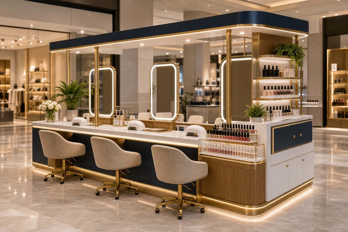 Glow Beauty Kiosk turnkey kiosk project