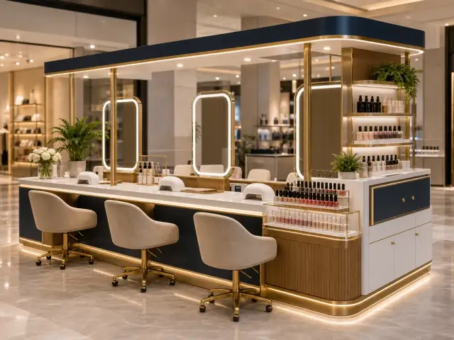 Nail Kiosk custom kiosk by Benson