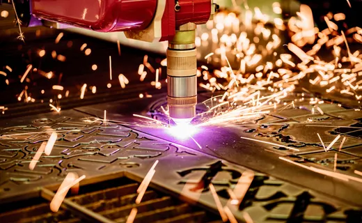 Metal cutting and fabrication for kiosk parts